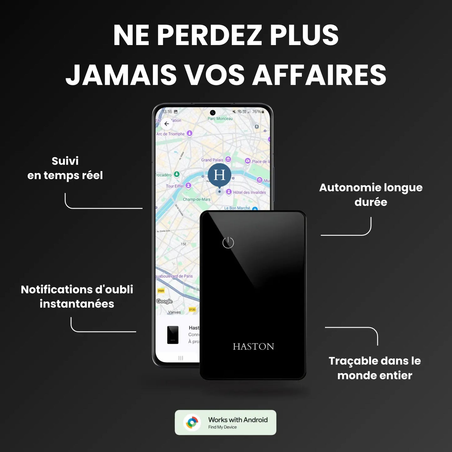Carte de Suivi Android